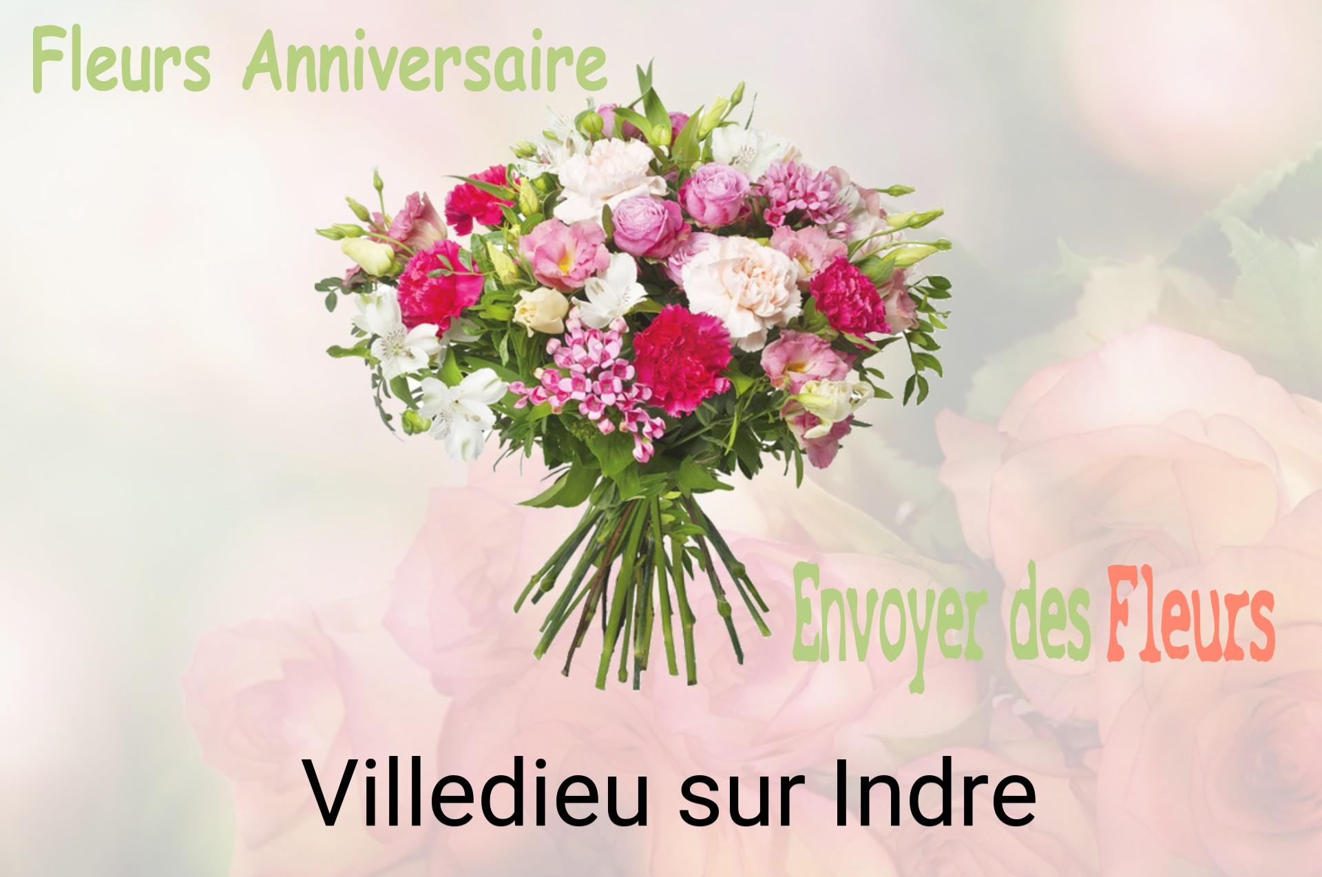 Bouquet de fleurs d’anniversaire livré à Villedieu-sur-Indre